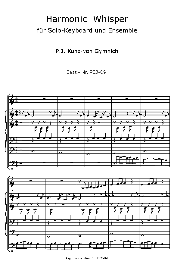 Peter Josef Kunz-von Gymnich : Harmonic Whisper