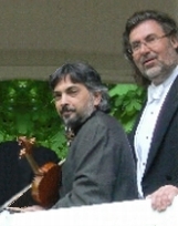 Peter Josef Kunz-von Gymnich mit Ljubomir Aleksandrovic bei "Kunst und Genuss"