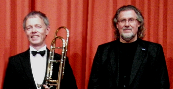 Johannes Busch und Peter Josef Kunz-von Gymnich bei "Kunsr und Genuss"